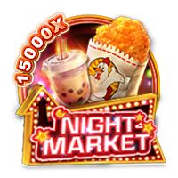 রাতের বাজার থিমের Night Market স্লটের আইকন